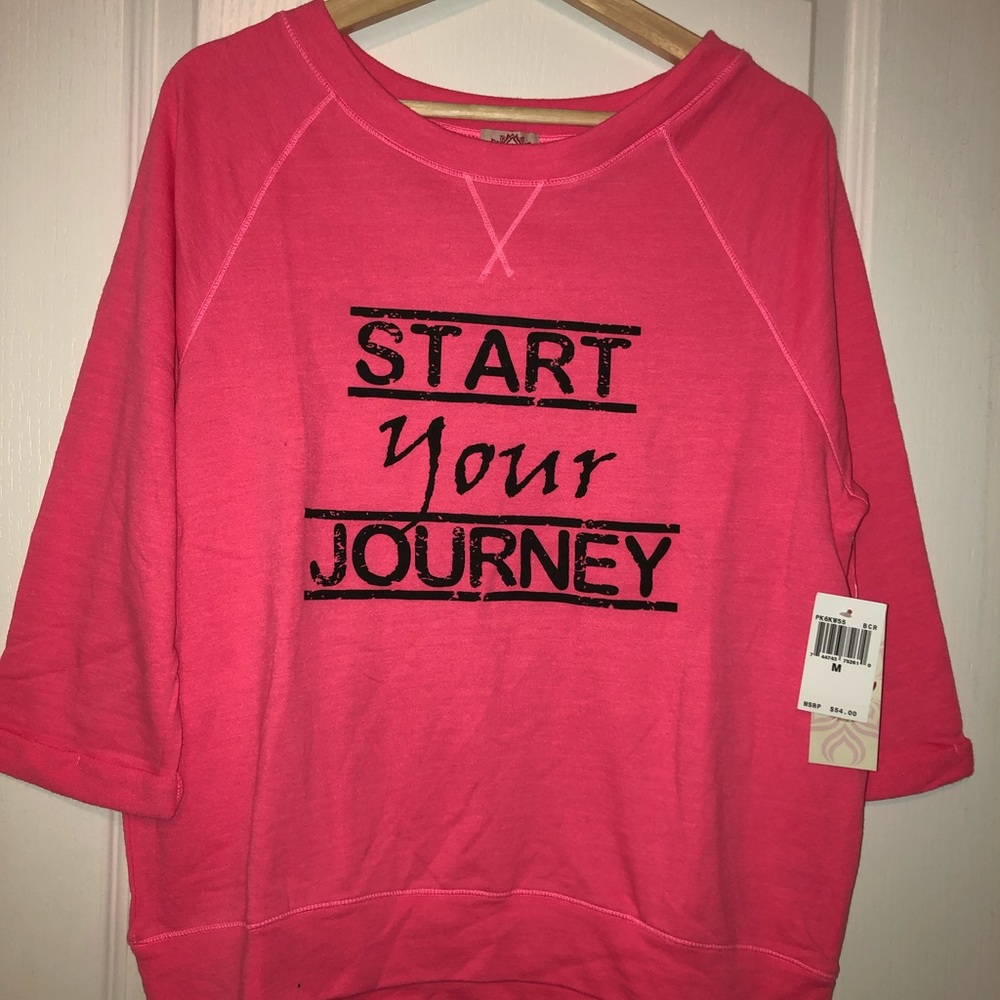 Pink Lotus “Start Your Journey” Sweater